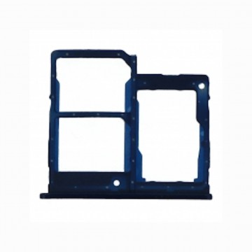 Tiroir de carte sim pour Samsung Galaxy A20e Dual Card foncé Bleu