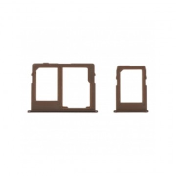 Tiroir de carte sim pour Samsung Galaxy J4 Core J410 Dual Card Version / Or Gold