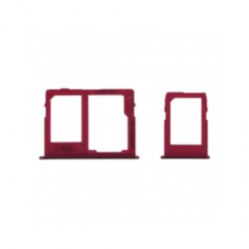 Tiroir de carte sim pour Samsung Galaxy J4 Core J410 Dual Card Version Rose