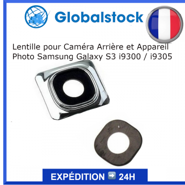 Lentille camèra arrière pour Samsung Galaxy S3 i9300 / i9305