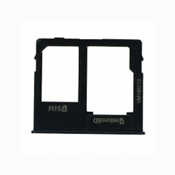Tiroir de carte sim pour Samsung Galaxy A10e Dual Card Noir