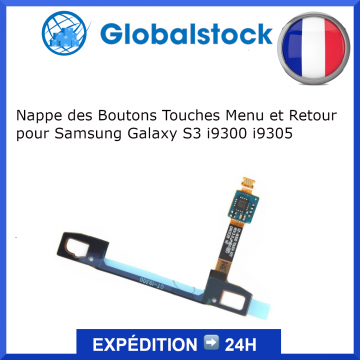 Nappe des Boutons Touches Menu et Retour pour Samsung Galaxy S3 i9300 i9305