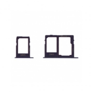 Tiroir de carte sim pour Samsung Galaxy J8/J4/J6 Dual Card Violet