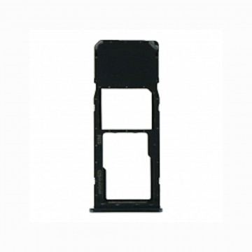 Tiroir de carte sim pour Samsung Galaxy A20/A50/A30 Single Card Noir