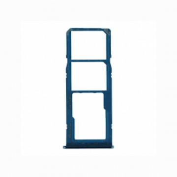 Tiroir de carte sim pour Samsung Galaxy A20/A50/A30 Dual Card Bleu