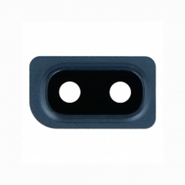Lentille en verre caméra arrière pour Samsung Galaxy A10 noir