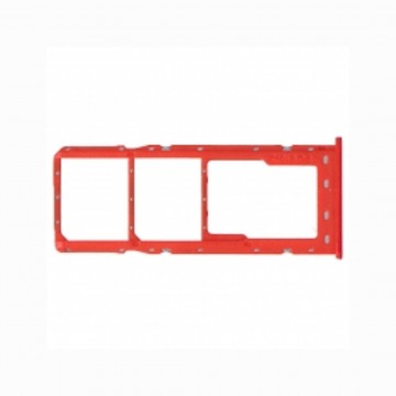Tiroir de carte sim pour Samsung Galaxy A10 Dual Card Rouge