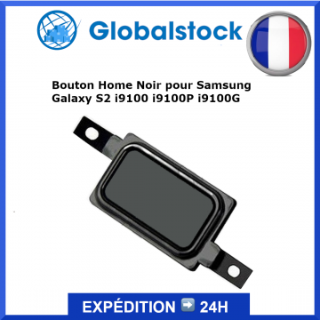 Bouton Home Noir pour Samsung Galaxy S2 i9100 i9100P i9100G