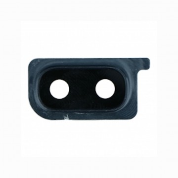 Lentille en verre caméra arrière pour Samsung Galaxy A30 Noir