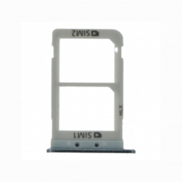 Tiroir de carte sim pour Samsung Galaxy A8s G887 Dual Card Noir