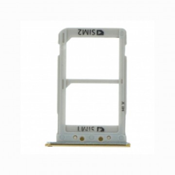 Tiroir de carte sim pour Samsung Galaxy A8s G887 Dual Card Jaune