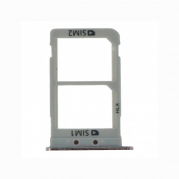 Tiroir de carte sim pour Samsung Galaxy A8s G887 Dual Card Rose