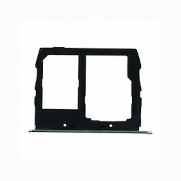 Tiroir de carte sim pour Samsung Galaxy A6s Dual Card Version Noir