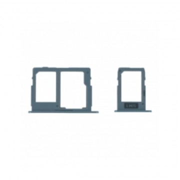 Tiroir de carte sim pour Samsung Galaxy J7 Max/J7 Neo Dual Card Bleu