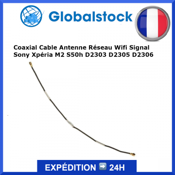 Coaxial Cable Antenne Réseau Wifi pour Sony Xpéria M2 S50h D2303 D2305 D2306