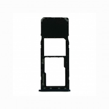 Tiroir de carte sim pour Samsung Galaxy A7 2018 Single Card Version Noir