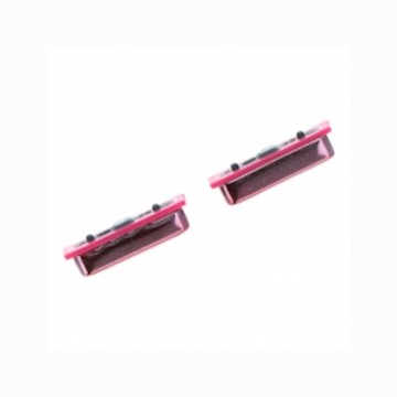 Touche latéral ( volume et power) pour Samsung Galaxy A7 (2018) 2pcs in one set Rose