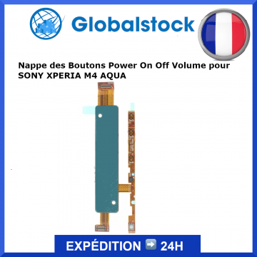 Nappe des Boutons Power On Off Volume pour SONY XPERIA M4 AQUA