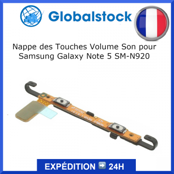 Nappe des Touches Volume Son pour Samsung Galaxy Note 5 SM-N920
