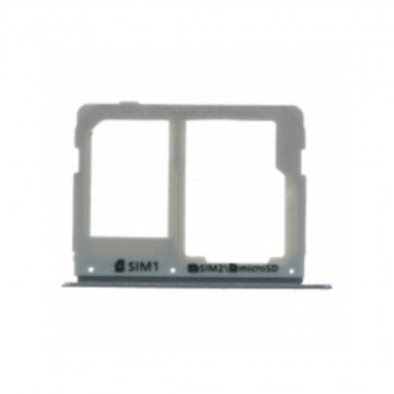 Tiroir de carte sim pour Samsung Galaxy C7 Dual Card Version Noir