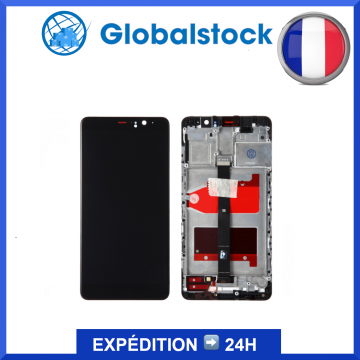 Ecran LCD + vitre tactile sur Châssis pour Huawei Mate 9 Noir + Outils