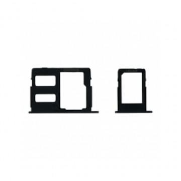 Tiroir de carte sim pour Samsung Galaxy On5 Single Card Noir