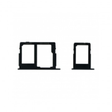 Tiroir de carte sim pour Samsung Galaxy On5 Dual Card Noir