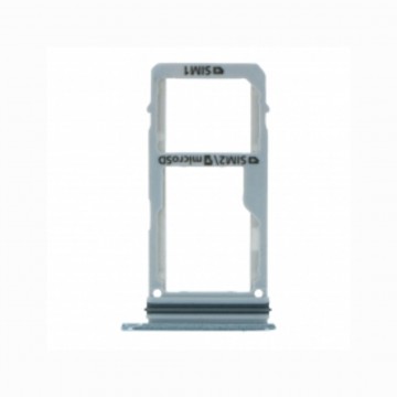 Tiroir de carte sim pour Samsung Galaxy A3 (2017) Dual Card Bleu