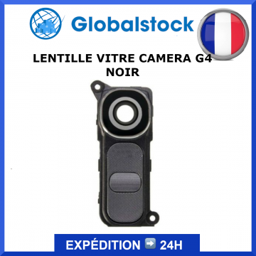 LENTILLE VITRE CAMERA pour LG G4 NOIR
