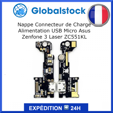 Nappe Connecteur de Charge Alimentation USB Micro pour Asus Zenfone 3 Laser ZC551KL
