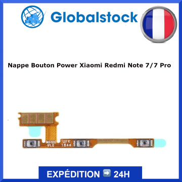Nappe Bouton Power pour Xiaomi Redmi Note 7/7 Pro
