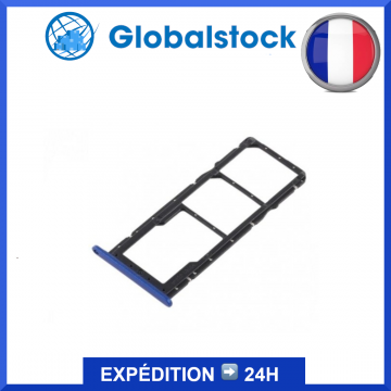 Double Tiroir SIM + SD pour Honor 8X Bleu