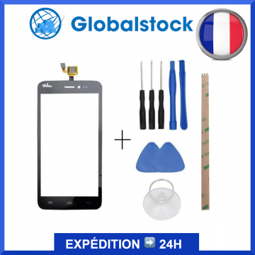 Écran pour WIKO LENNY + 3M Noir LCD