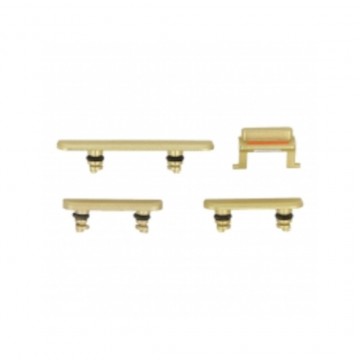 Bouton latéral + Volume mute pour iPhone 11 Jaune