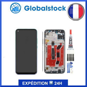 Écran pour Huawei P40 Lite E Bleu LCD sur châssis
