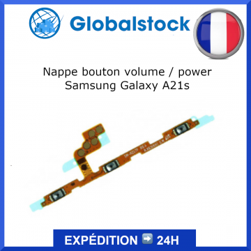Nappe bouton volume / power pour Samsung Galaxy A21s (A217F)