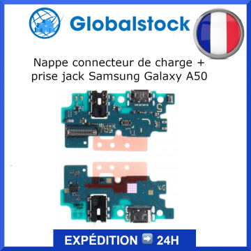Nappe connecteur de charge + prise jack pour Samsung Galaxy A50 (A505F)