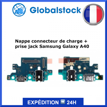 Nappe connecteur de charge + prise jack pour Samsung Galaxy A40 (A405F)