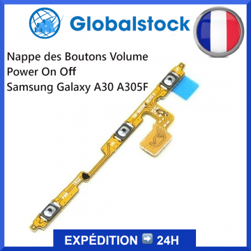 Nappe des Boutons Volume Power On/Off pour Samsung Galaxy A30 A305F