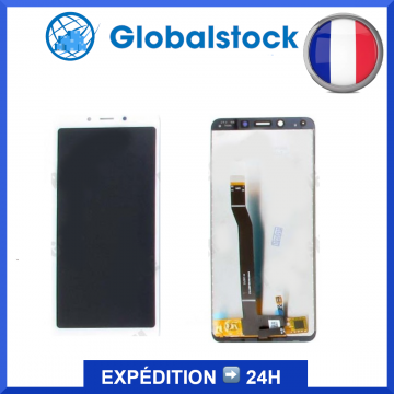 Ecran LCD + vitre tactile pour Xiaomi Redmi 6 Blanc + outils