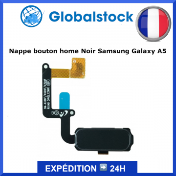 Nappe bouton home Noir pour Samsung Galaxy A5 2017 (A520F)