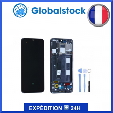 Écran pour Xiaomi Mi 9 Piano OLED Noir LCD sur châssis