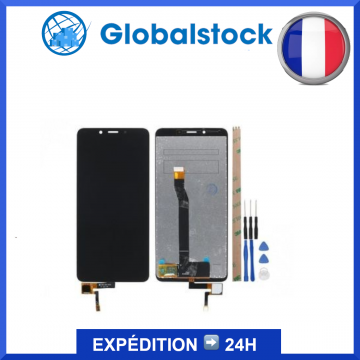 Ecran LCD + vitre tactile pour Xiaomi REDMI 7A Noir + outils