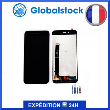 Ecran LCD + vitre tactile pour Xiaomi MI A1 Noir + outils