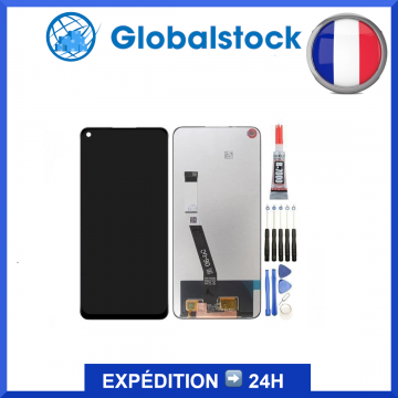 Ecran LCD + Vitre tactile pour Xiaomi Redmi Note 9 /Redmi 10X 4G Noir+ Outils