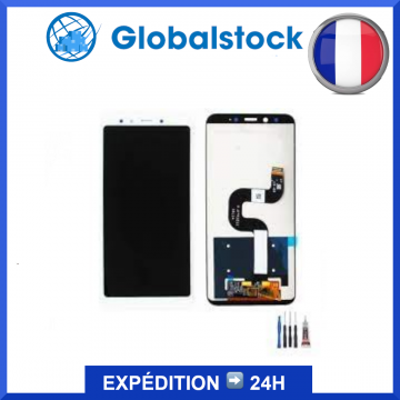 Ecran LCD + Vitre tactile pour Xiaomi Mi A2 Blanc + Outils