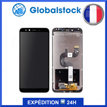Ecran LCD + Vitre tactile pour Xiaomi Mi A2 Noir + Outils