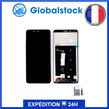 Ecran LCD + Vitre tactile pour Xiaomi Redmi Note 5 Noir+ outils