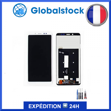 Écran pour Xiaomi Redmi Note 5 Blanc LCD