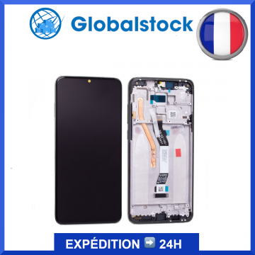 Ecran LCD + Vitre tactile sur châssis pour Xiaomi Redmi Note 8 Pro Noir  + Outils